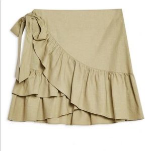 Topshop Ruffle Wrap Skirt